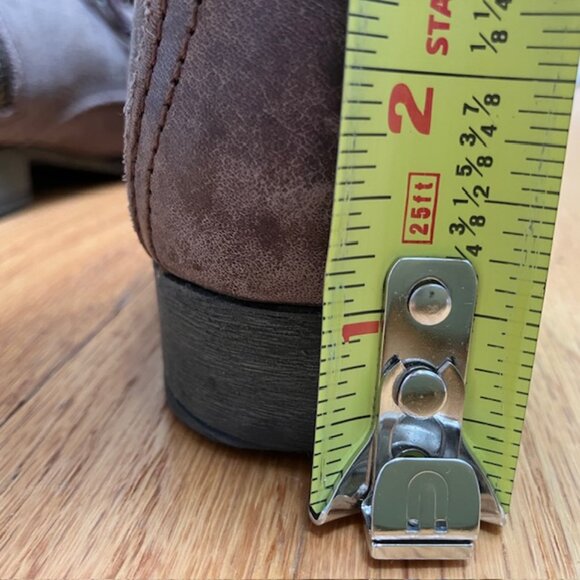 Steve Madden Tennasee Brown Leather Ankle Boots 5.5M - Picture 6 of 9